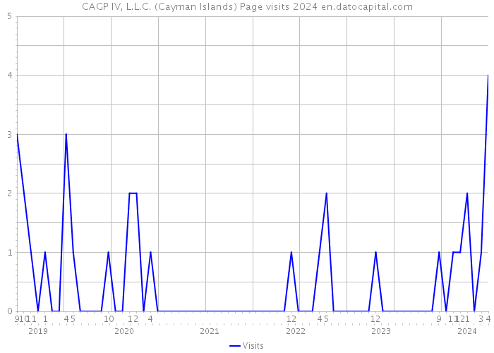 CAGP IV, L.L.C. (Cayman Islands) Page visits 2024 