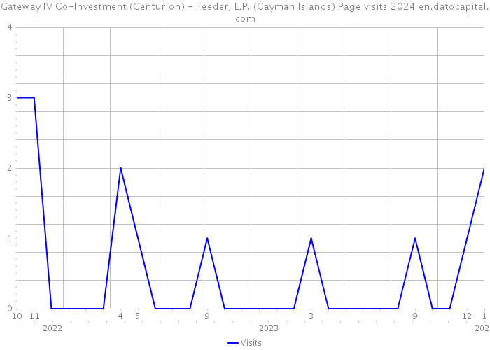 Gateway IV Co-Investment (Centurion) - Feeder, L.P. (Cayman Islands) Page visits 2024 