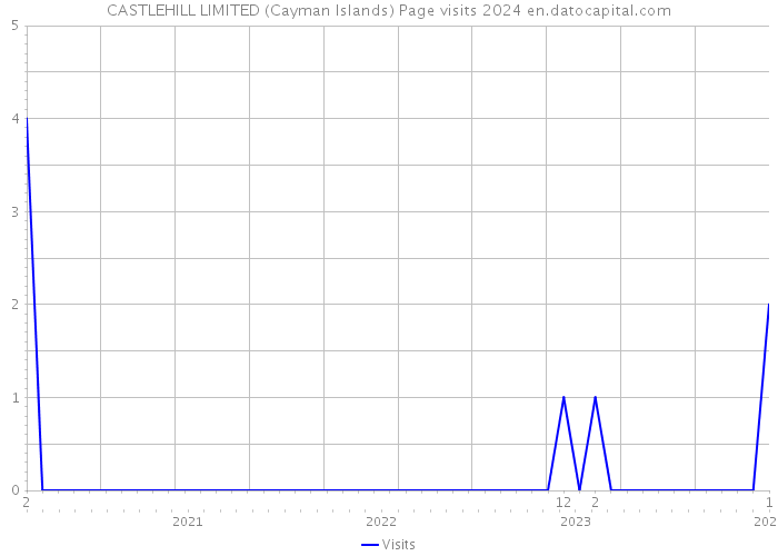 CASTLEHILL LIMITED (Cayman Islands) Page visits 2024 