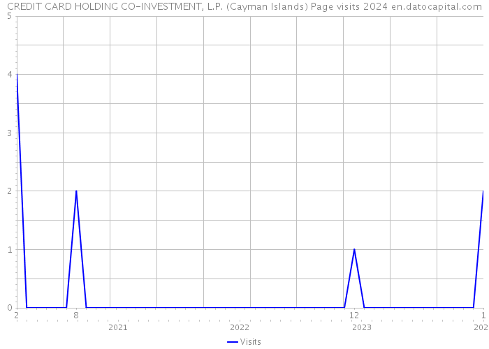 CREDIT CARD HOLDING CO-INVESTMENT, L.P. (Cayman Islands) Page visits 2024 