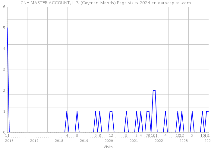 CNH MASTER ACCOUNT, L.P. (Cayman Islands) Page visits 2024 