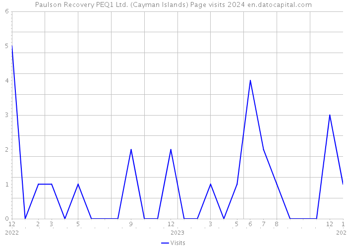 Paulson Recovery PEQ1 Ltd. (Cayman Islands) Page visits 2024 