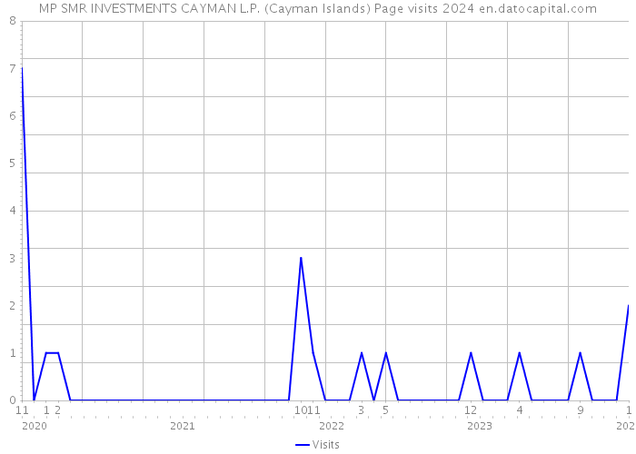 MP SMR INVESTMENTS CAYMAN L.P. (Cayman Islands) Page visits 2024 