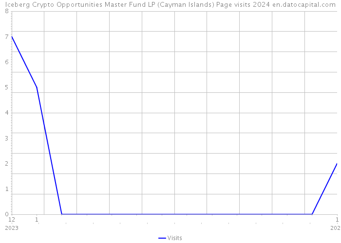 Iceberg Crypto Opportunities Master Fund LP (Cayman Islands) Page visits 2024 