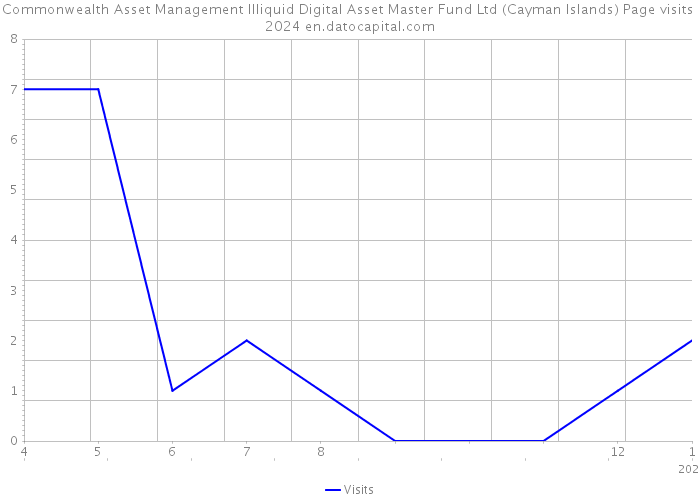 Commonwealth Asset Management Illiquid Digital Asset Master Fund Ltd (Cayman Islands) Page visits 2024 