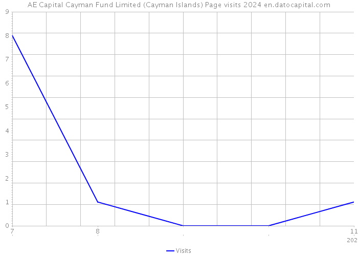 AE Capital Cayman Fund Limited (Cayman Islands) Page visits 2024 