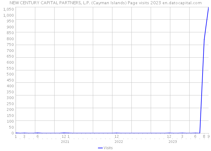 NEW CENTURY CAPITAL PARTNERS, L.P. (Cayman Islands) Page visits 2023 