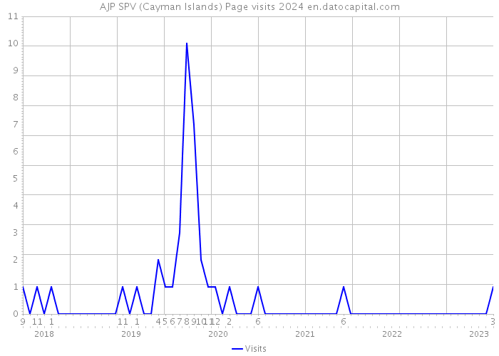 AJP SPV (Cayman Islands) Page visits 2024 