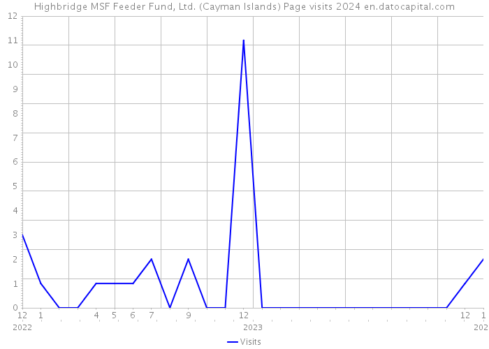 Highbridge MSF Feeder Fund, Ltd. (Cayman Islands) Page visits 2024 