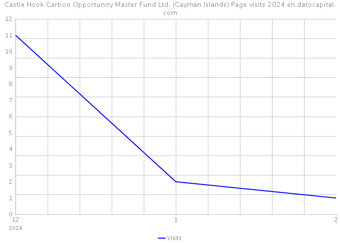 Castle Hook Carbon Opportunity Master Fund Ltd. (Cayman Islands) Page visits 2024 