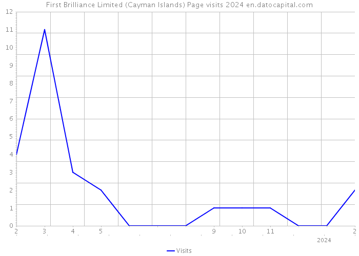 First Brilliance Limited (Cayman Islands) Page visits 2024 