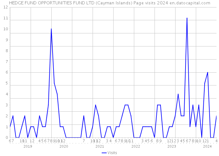 HEDGE FUND OPPORTUNITIES FUND LTD (Cayman Islands) Page visits 2024 