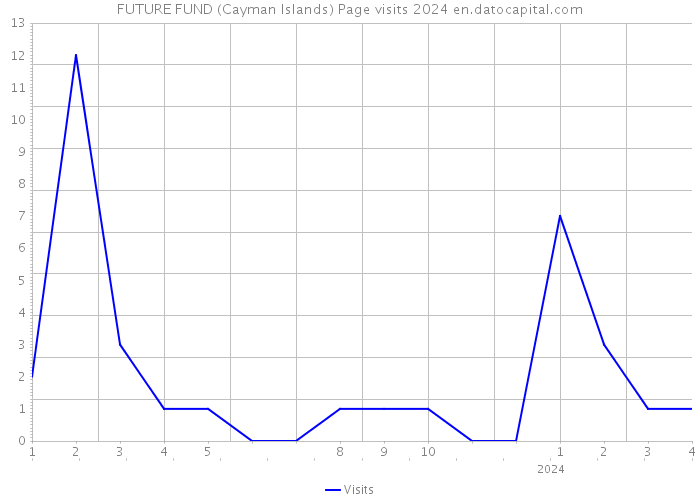 FUTURE FUND (Cayman Islands) Page visits 2024 