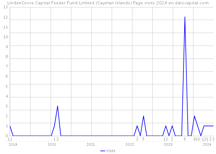 LindenGrove Capital Feeder Fund Limited (Cayman Islands) Page visits 2024 