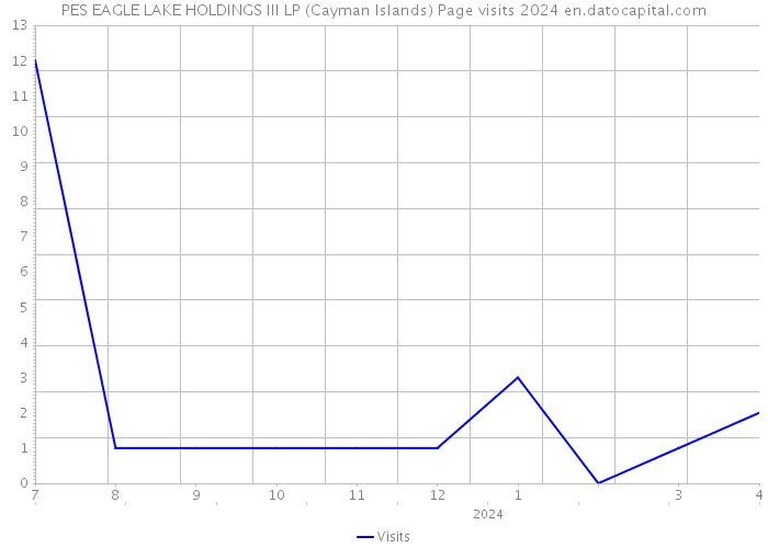 PES EAGLE LAKE HOLDINGS III LP (Cayman Islands) Page visits 2024 