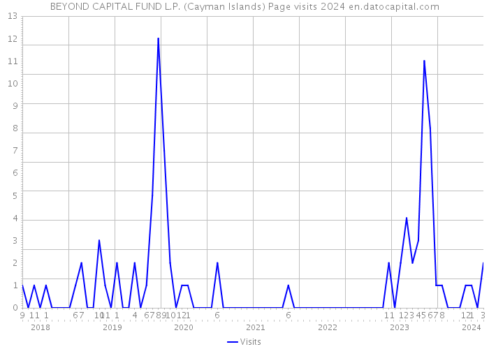 BEYOND CAPITAL FUND L.P. (Cayman Islands) Page visits 2024 