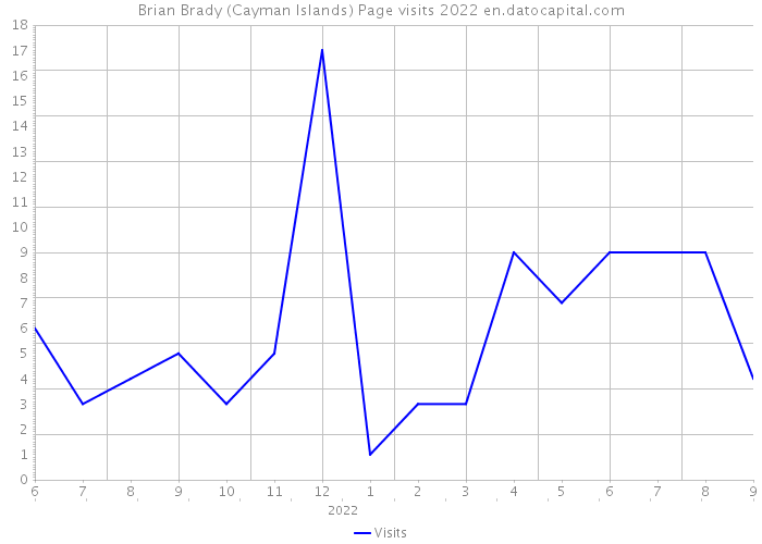 Brian Brady (Cayman Islands) Page visits 2022 