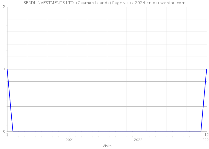 BERDI INVESTMENTS LTD. (Cayman Islands) Page visits 2024 