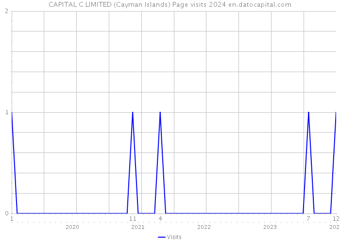 CAPITAL C LIMITED (Cayman Islands) Page visits 2024 