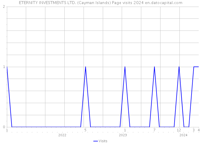 ETERNITY INVESTMENTS LTD. (Cayman Islands) Page visits 2024 