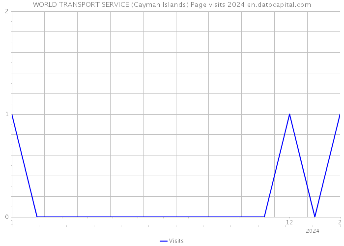 WORLD TRANSPORT SERVICE (Cayman Islands) Page visits 2024 