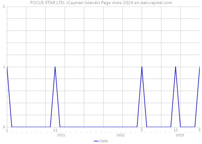FOCUS STAR LTD. (Cayman Islands) Page visits 2024 