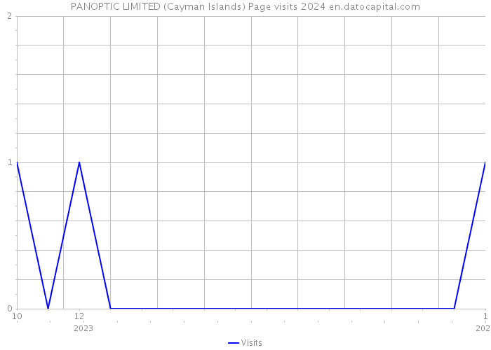 PANOPTIC LIMITED (Cayman Islands) Page visits 2024 