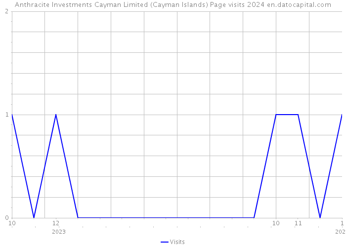 Anthracite Investments Cayman Limited (Cayman Islands) Page visits 2024 