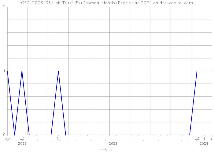 GSCI 2006-03 Unit Trust (B) (Cayman Islands) Page visits 2024 