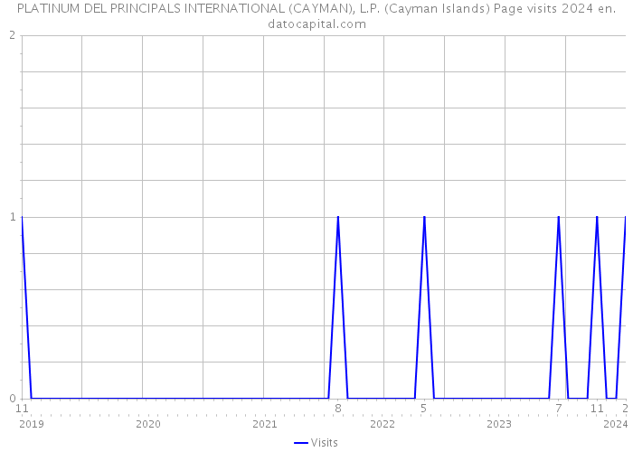 PLATINUM DEL PRINCIPALS INTERNATIONAL (CAYMAN), L.P. (Cayman Islands) Page visits 2024 