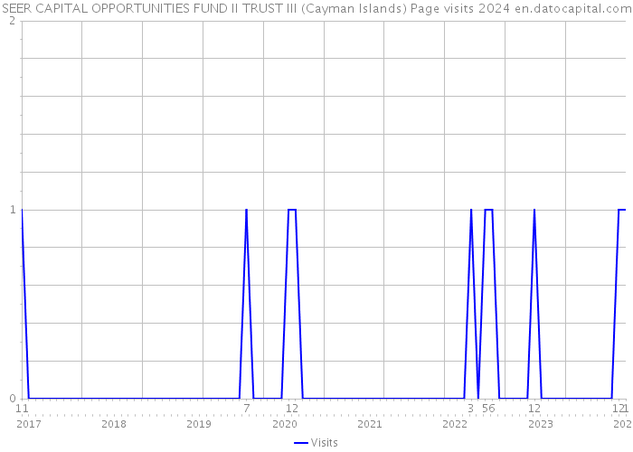 SEER CAPITAL OPPORTUNITIES FUND II TRUST III (Cayman Islands) Page visits 2024 