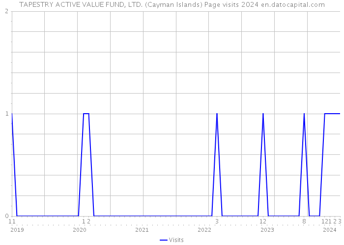 TAPESTRY ACTIVE VALUE FUND, LTD. (Cayman Islands) Page visits 2024 