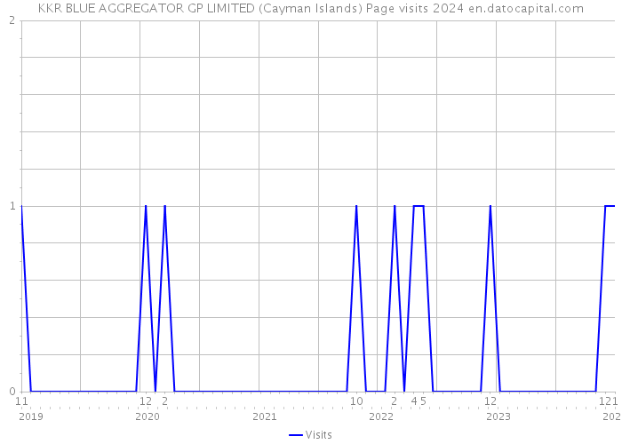 KKR BLUE AGGREGATOR GP LIMITED (Cayman Islands) Page visits 2024 