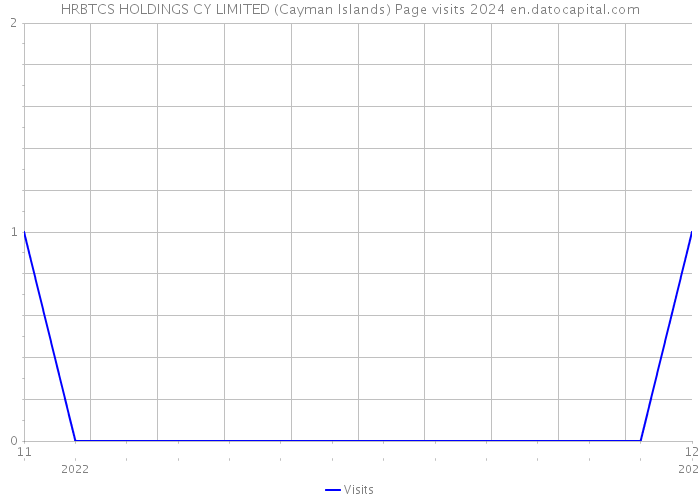 HRBTCS HOLDINGS CY LIMITED (Cayman Islands) Page visits 2024 