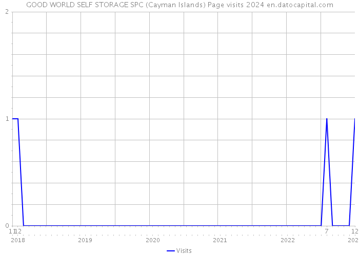 GOOD WORLD SELF STORAGE SPC (Cayman Islands) Page visits 2024 