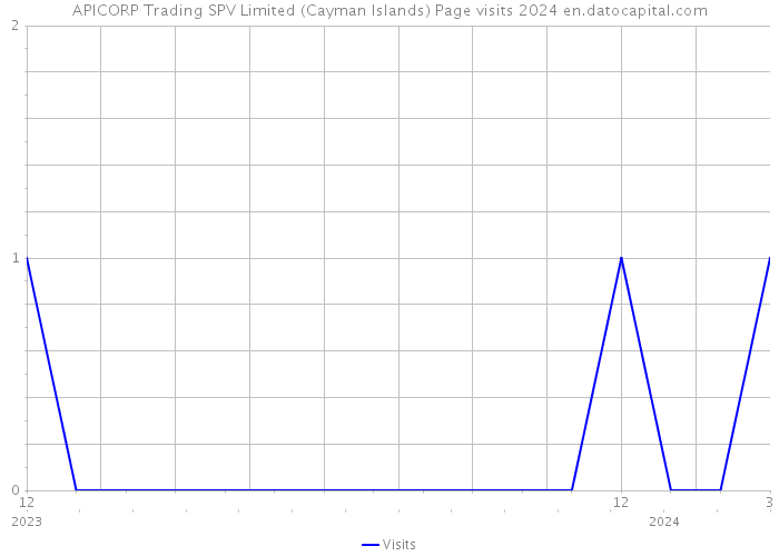 APICORP Trading SPV Limited (Cayman Islands) Page visits 2024 