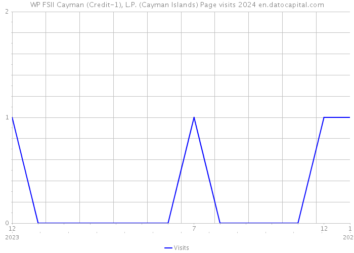 WP FSII Cayman (Credit-1), L.P. (Cayman Islands) Page visits 2024 