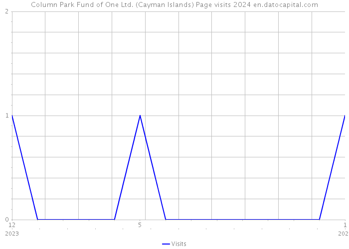 Column Park Fund of One Ltd. (Cayman Islands) Page visits 2024 