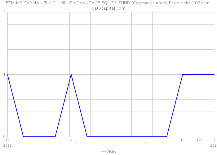 BTM MS CAYMAN FUND - MI US ADVANTAGE EQUITY FUND (Cayman Islands) Page visits 2024 