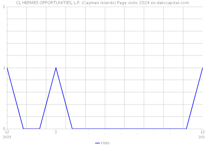 CL HERMES OPPORTUNITIES, L.P. (Cayman Islands) Page visits 2024 