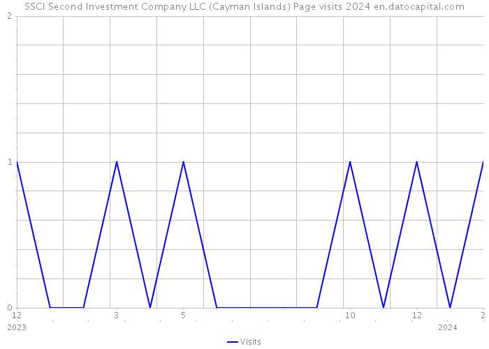 SSCI Second Investment Company LLC (Cayman Islands) Page visits 2024 