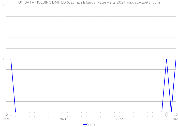 UNIDATA HOLDING LIMITED (Cayman Islands) Page visits 2024 