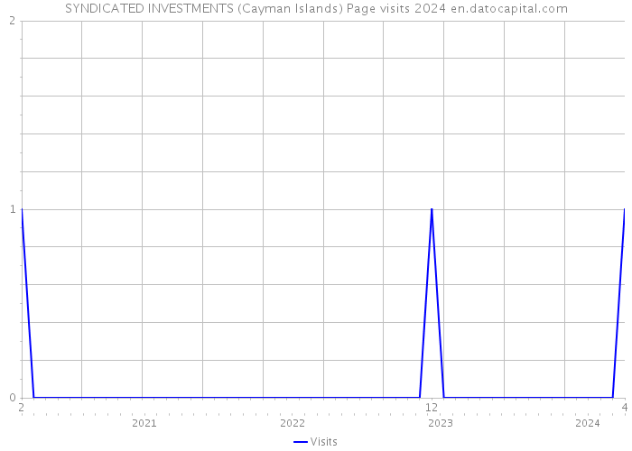 SYNDICATED INVESTMENTS (Cayman Islands) Page visits 2024 