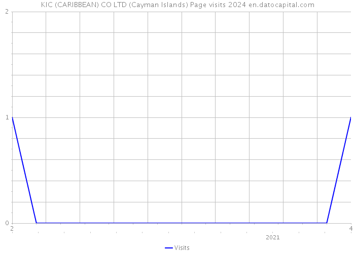 KIC (CARIBBEAN) CO LTD (Cayman Islands) Page visits 2024 