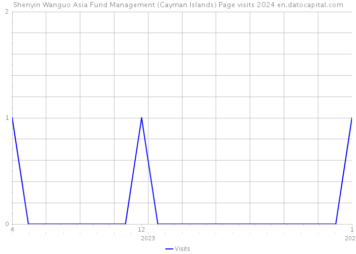 Shenyin Wanguo Asia Fund Management (Cayman Islands) Page visits 2024 