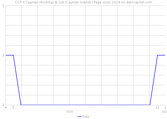 CCP II Cayman Holdings B, Ltd (Cayman Islands) Page visits 2024 