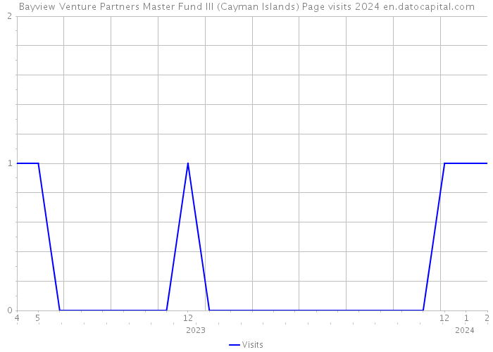 Bayview Venture Partners Master Fund III (Cayman Islands) Page visits 2024 