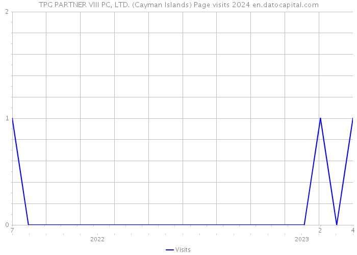 TPG PARTNER VIII PC, LTD. (Cayman Islands) Page visits 2024 