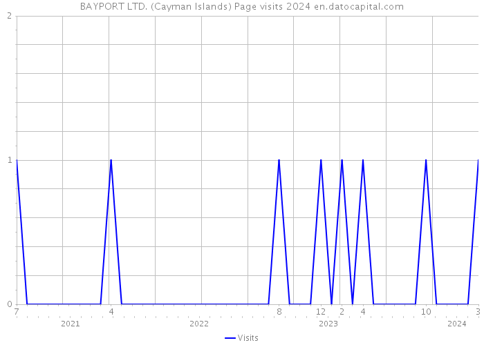 BAYPORT LTD. (Cayman Islands) Page visits 2024 