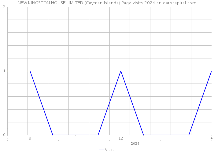 NEW KINGSTON HOUSE LIMITED (Cayman Islands) Page visits 2024 